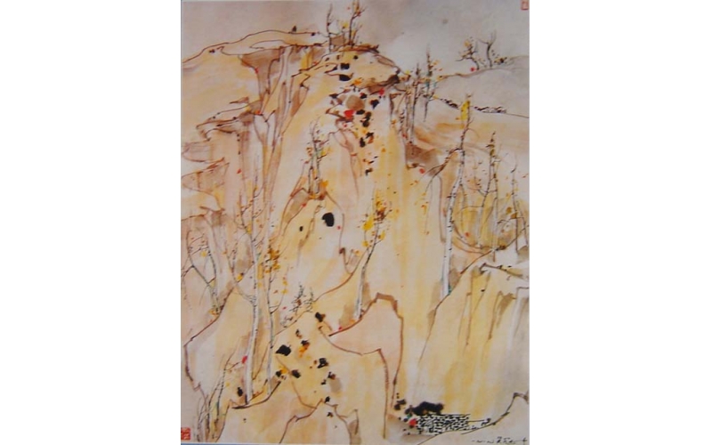 吳貫中書畫欣賞